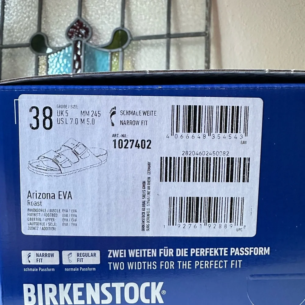 Birkenstock Eva in “Roast” Brown, Double Strap Sandals Size 38 (US 7.5) - Picture 8 of 14